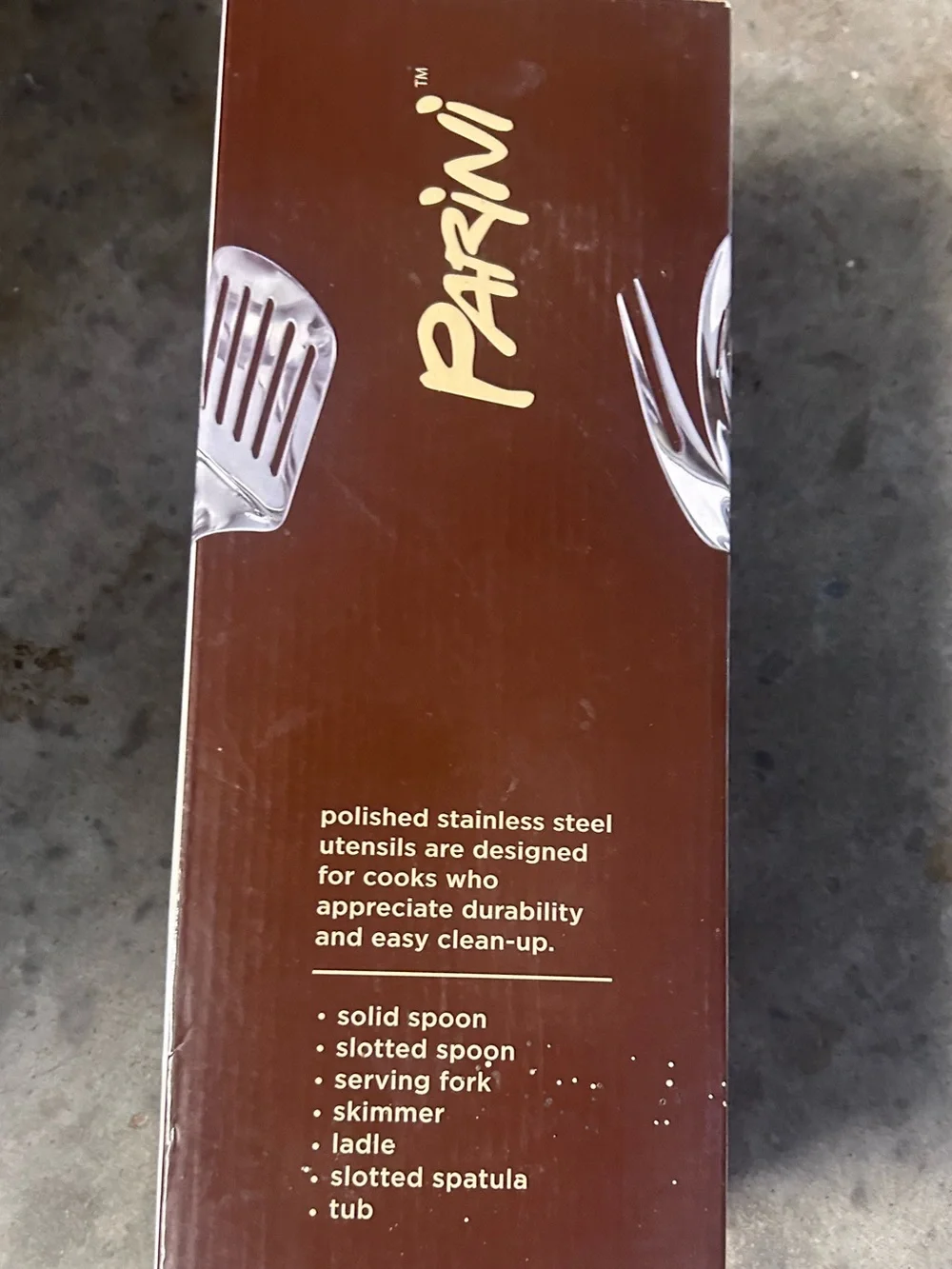 🆕Parini Stainless Steel 7pc Utensil Set (NWOT)